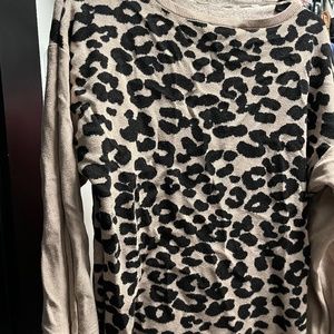 INC animal print top